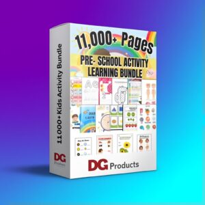 11,000+ Vibrant Printable Worksheets, Especially for Nursery & Preschool