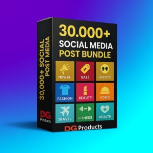 30,000+ Social Media Post Bundle